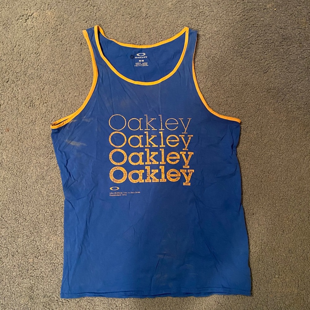 Oakley Medium Blue Tank